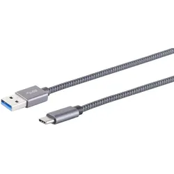 USB-A Adapterkabel USB-C 3.2 Gen. 2 Pro 1,0m