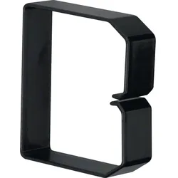 Hager B800803 Klammer aus PVC zu Verdrahtungskanal BA6 80x80mm schwarz