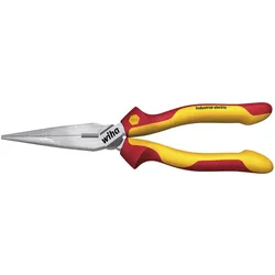 Wiha Flachrundzange Industrial electric mit Schneide gerade Form - 35477
