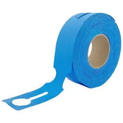 CombiCraft Große Schlaufenetiketten 273x59mm - Blau - 500 Stück pro Rolle