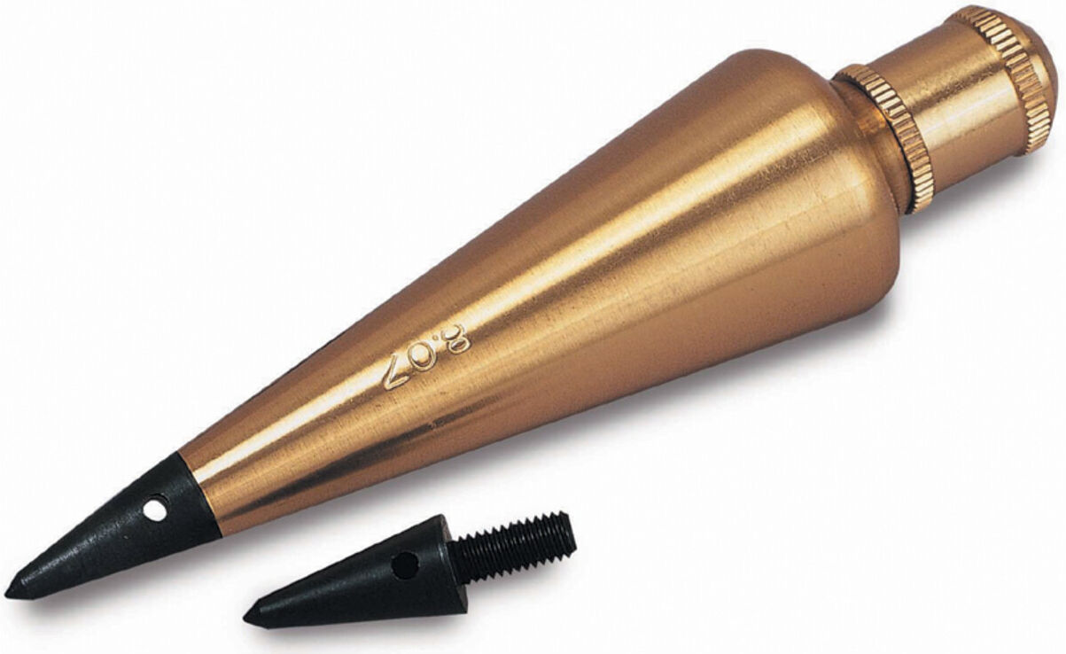Stanley Senklot Messing, mit Ersatzspitze 225g (0-47-973)