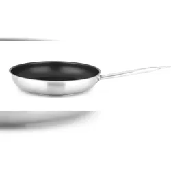 METRO PROFESSIONAL Bratpfanne, Edelstahl, Ø 28 cm, Teflon Antihaftbeschichtung, Induktion, ofenfest