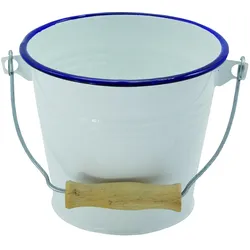 Mini-Eimer Serie HUSUM emailliert, 14 cm
