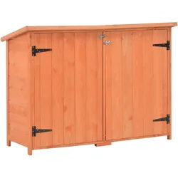 vidaXL Garten-Geräteschuppen 120x50x91 cm Holz