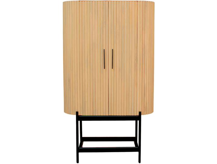 Highboard Derik natur Mangoholz B 100 H 172 cm - Highboard