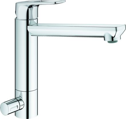 Grohe BauLoop mitigeur d'évier 31713000 chrome, orientable, bec moyen-haut