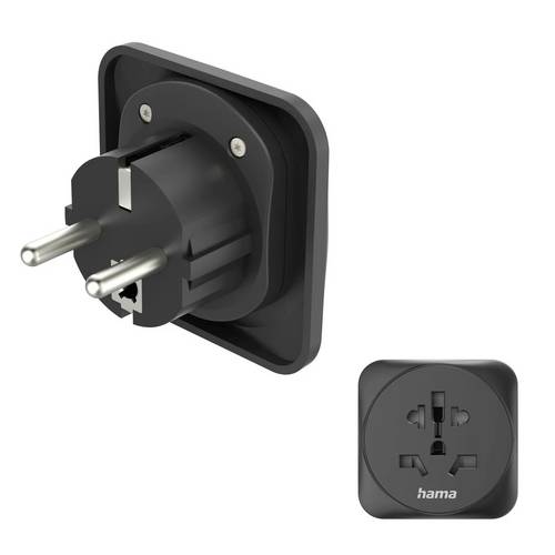 Hama 00223461 Reiseadapter Schwarz
