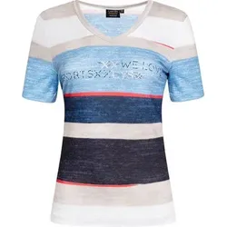 CANYON Damen T-Shirt 1/2 Arm, Größe 36 in Blau Blau