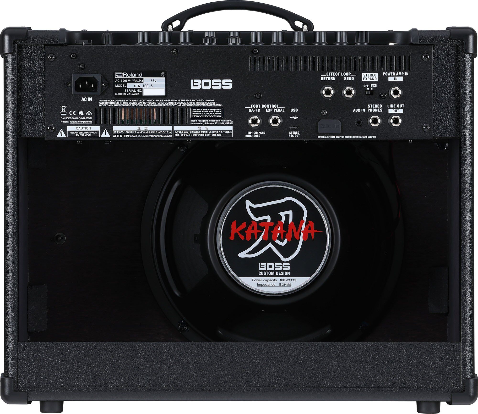Boss KATANA 100 GEN 3 GUITAR COMBO 100W mais vendido do Mundo