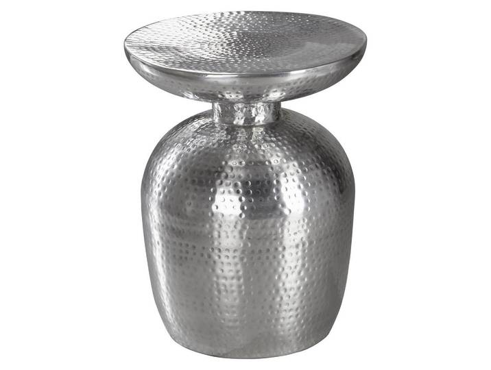 Couchtisch + Beistelltisch, Silber, 36.5x36.5x46 cm, Metall, Orientalisch, Modern
