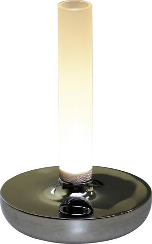 Konstsmide 7827-003 Biarritz LED-Akku-Tischlampe Silber