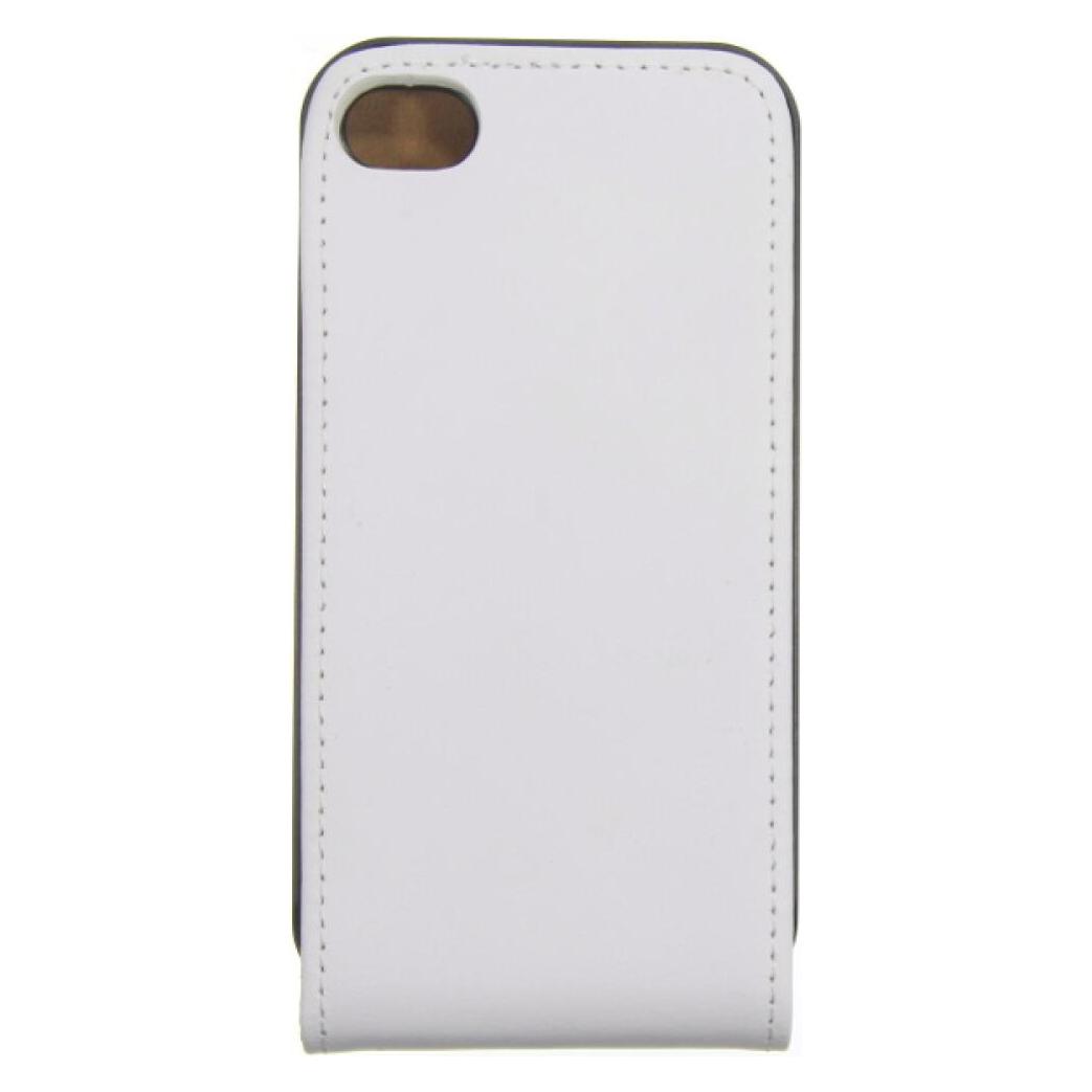 OEM Slim Leather Flip Case for iPhone 4/4s - white (Apple iPhone 4, Apple iPhone 4s) (25440248)