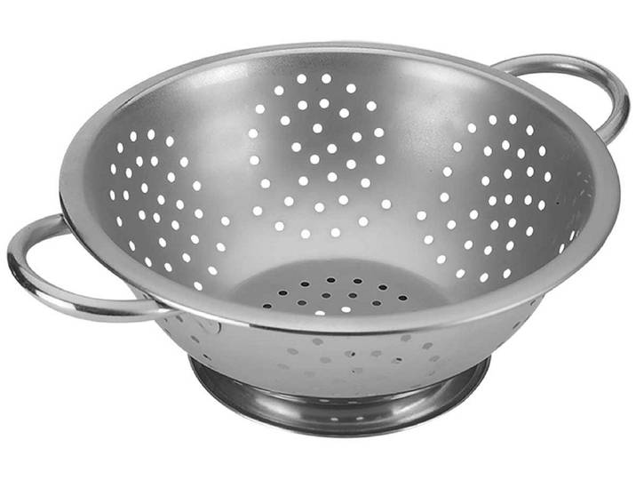 Sieb COLANDER Edelstahl grau