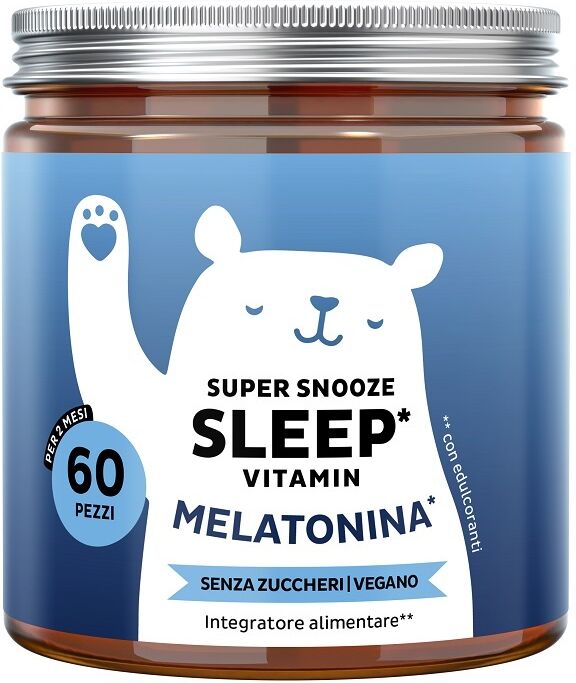 BEAUTYBEARS GmbH Super Snooze Sleep Vitamin, 60 Caramelle Gommose 