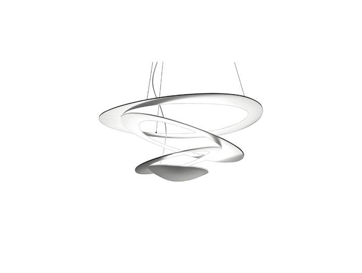 Artemide - Suspension Pirce - Blanc - Aluminium verni - Designer Giuseppe Maurizio Scutellà