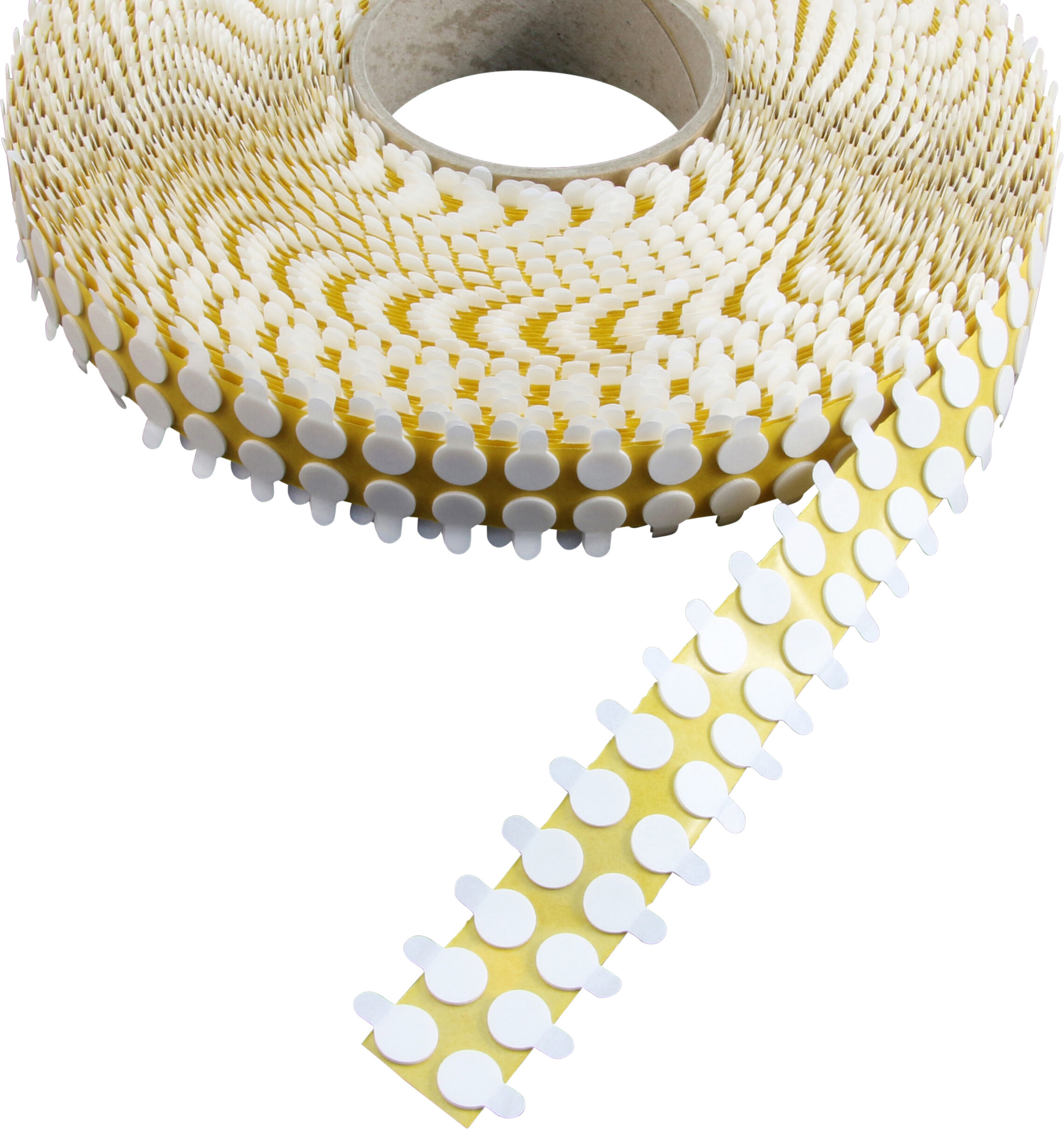 SPRINTIS Pastilles adhésives en mousse double face, env. 1 mm d’épaisseur, adhérence forte/forte 10 mm   1.000 Unités, papier, blanc