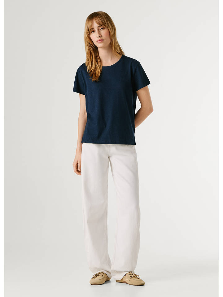 Pepe Jeans Shirt "Megan" in Dunkelblau - XL