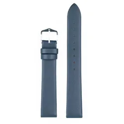 Hirsch 03702180-2-18 Armband für Uhren Toronto M 18 mm Leder Blau