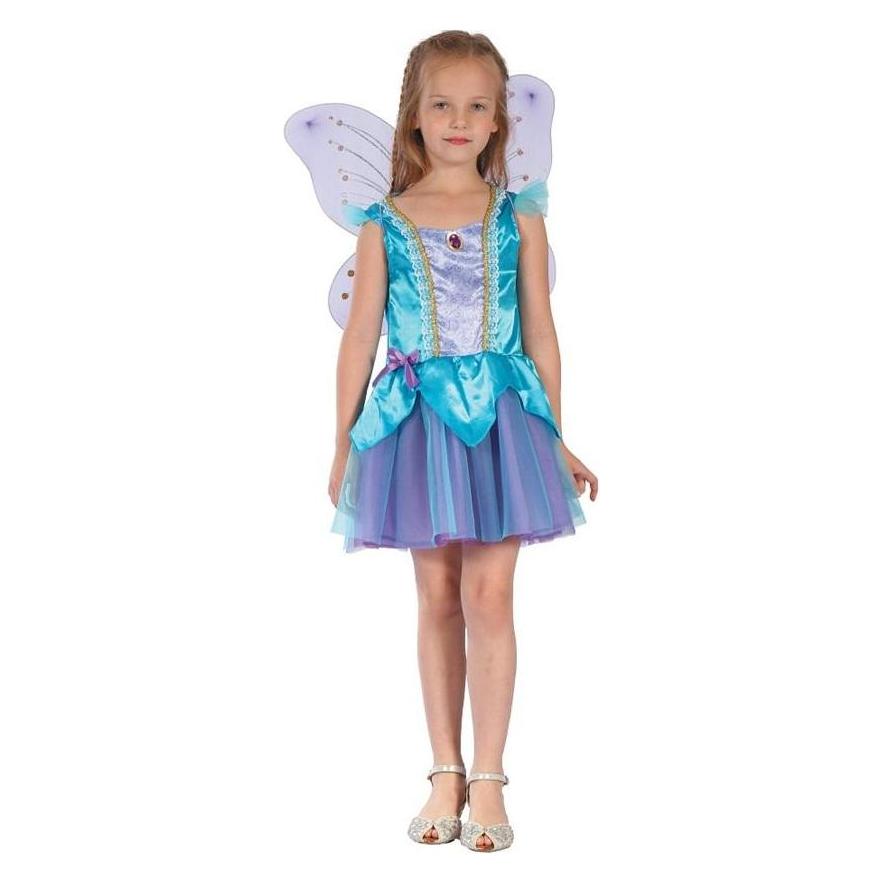 GoDan Lila Feenkostüm für Kinder, Grösse 110/120 cm (110) (54612835)