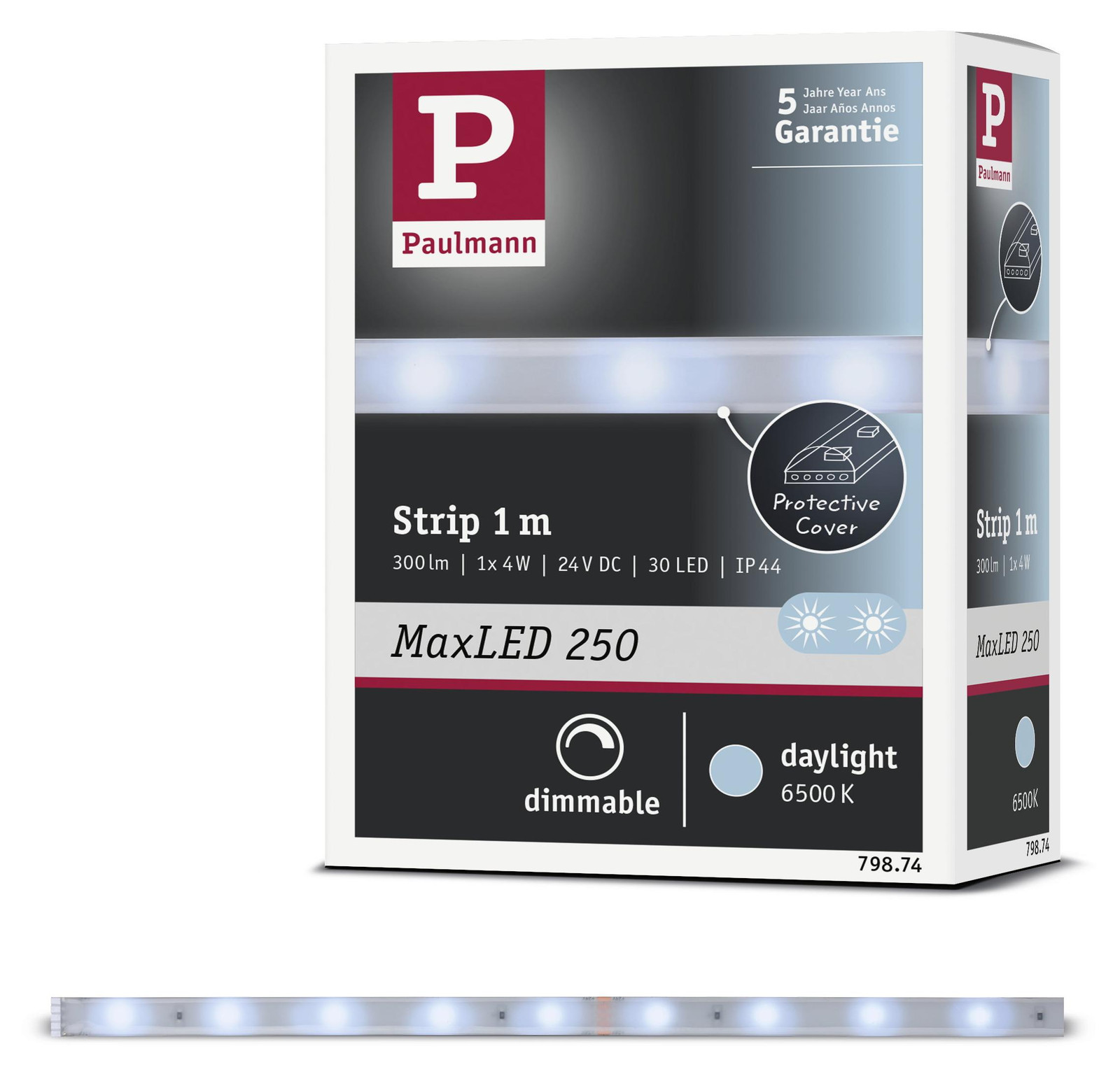 Paulmann MaxLED LED-strip daglichtwit verlengstuk met 250 LED