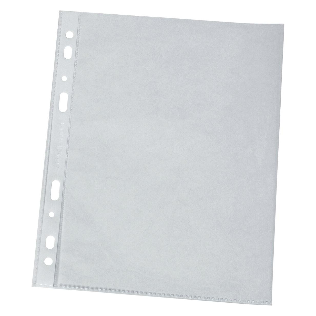 Q-Connect Zeigebuchtaschen, genarbte, blendfreie Folie (A4) (KF01630)