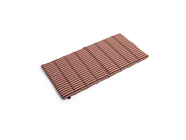 HAY Coussin d’assise Terrazza Folding Terracotta bold stripe, 82x40 cm