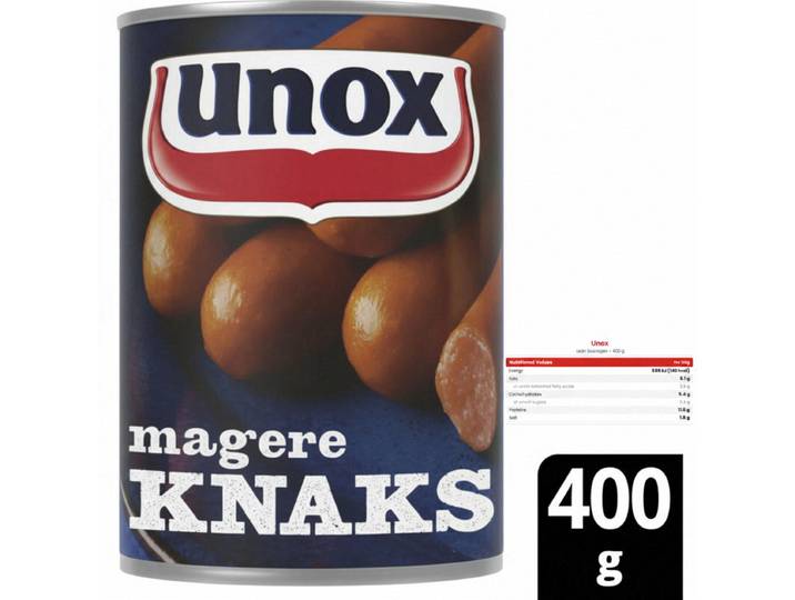 Unox magere worsten - 400 g