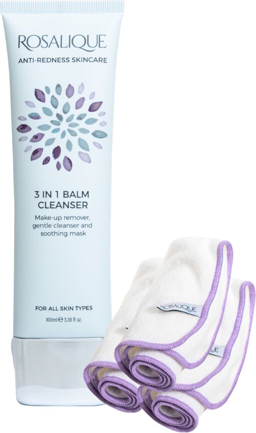 Rosalique Balm Cleanser inkl. 3 stk. Bamboo Cloth 100 ml
