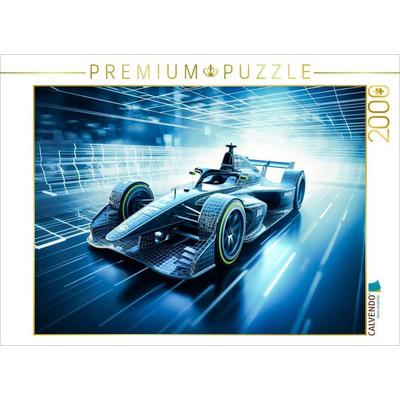 CALVENDO Puzzle Ein Motiv aus dem Kalender Formel E Phantasien | 2000 Teile Lege-Größe 90x67cm Foto-Puzzle für glückliche Stunden