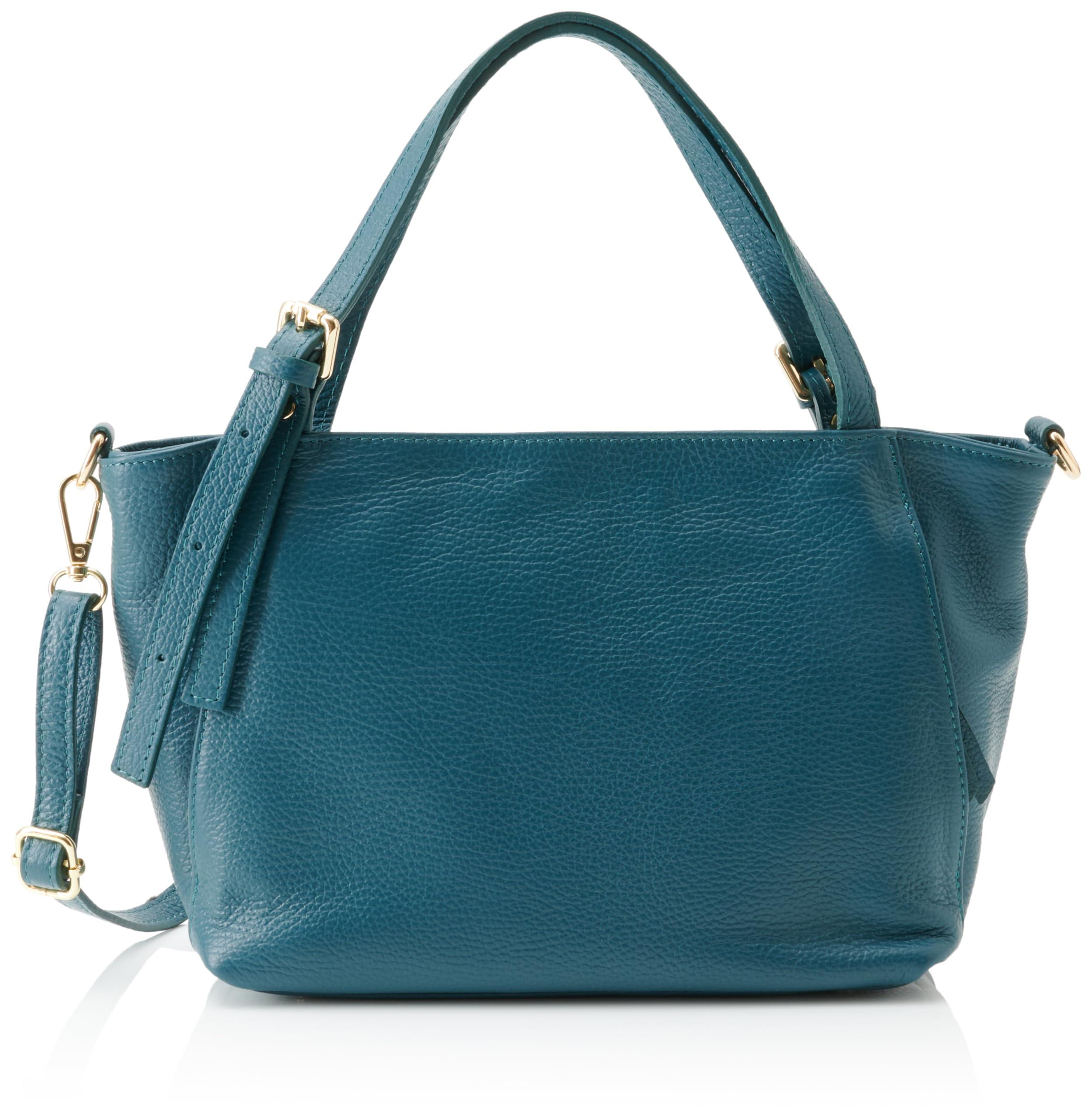NAEMI Women's Damen Handtasche, Petrolgrün