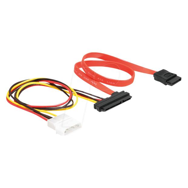 Delock SATA All-in-One cable (50 cm, SATA) (84230)