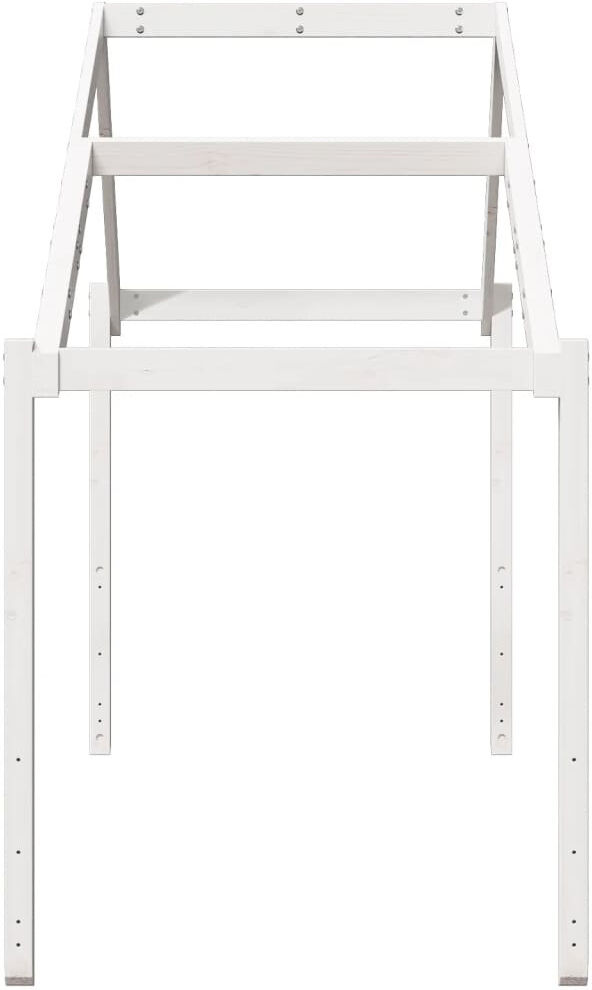 Harriet Bee Pyron Bunk Bed Accessories White 144.5cm H x 213cm L x 85.5cm W