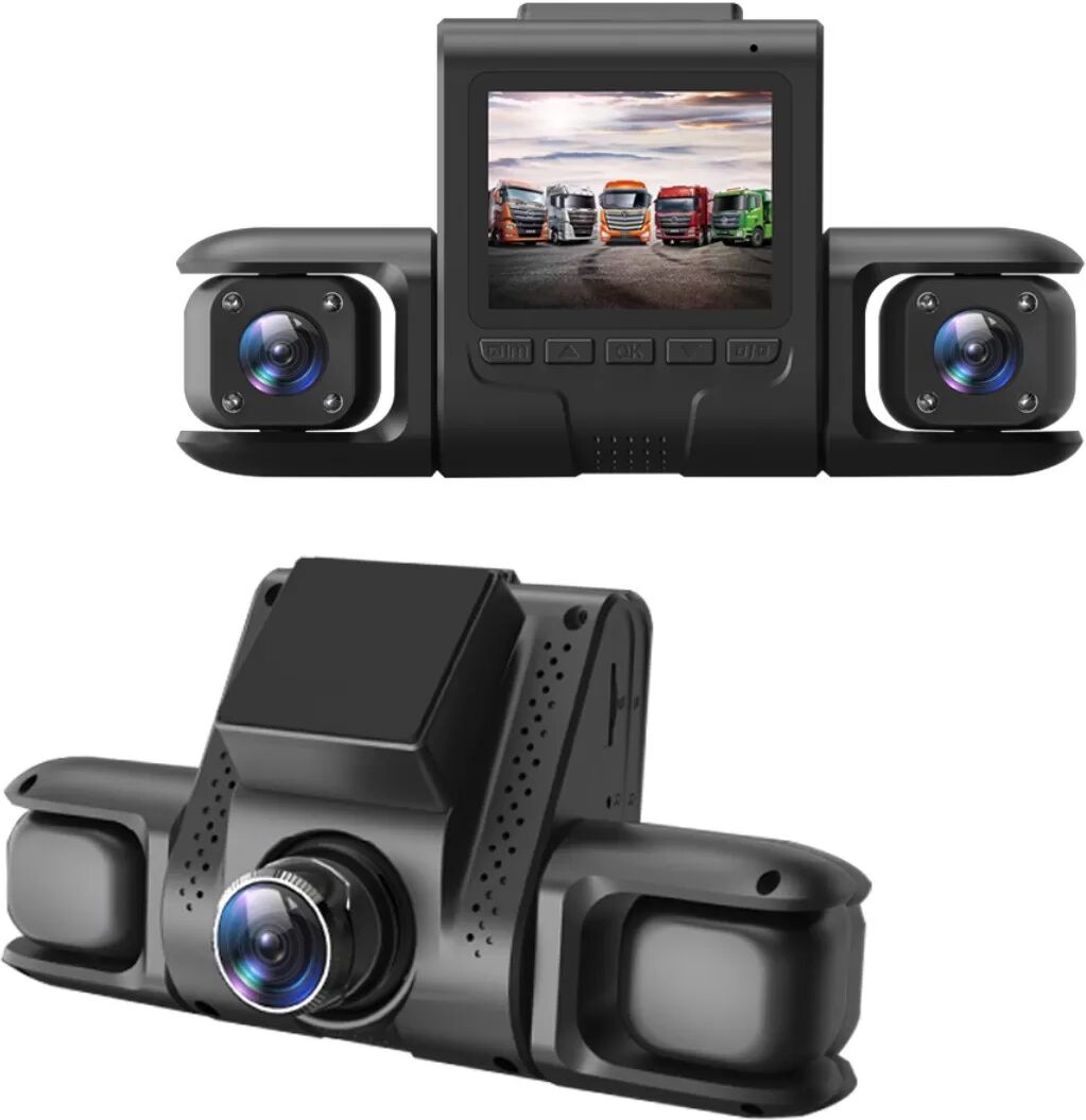 INF Y13 HD Nachtsicht Quad Lens Dashcam mit 32GB TF Karte - Vierkanal-Aufnahme