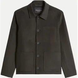 Doubleface Wolljacke Schwarz M