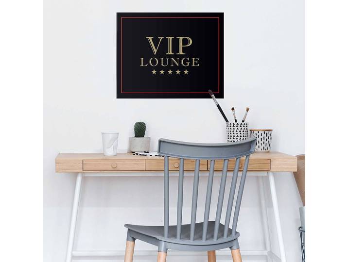 Poster VIP Papier Noir 40 x 50 x 0cm