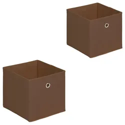 FALTBOX ELA 2er-Set braun