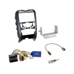 BMW Mini R55 / R56 / R57 ab 11/2006 Einbauset 2-DIN Radioblende+Lenkradadapte...