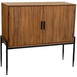 ANRICHTE aus Holz und Metall 110x40x99 cm