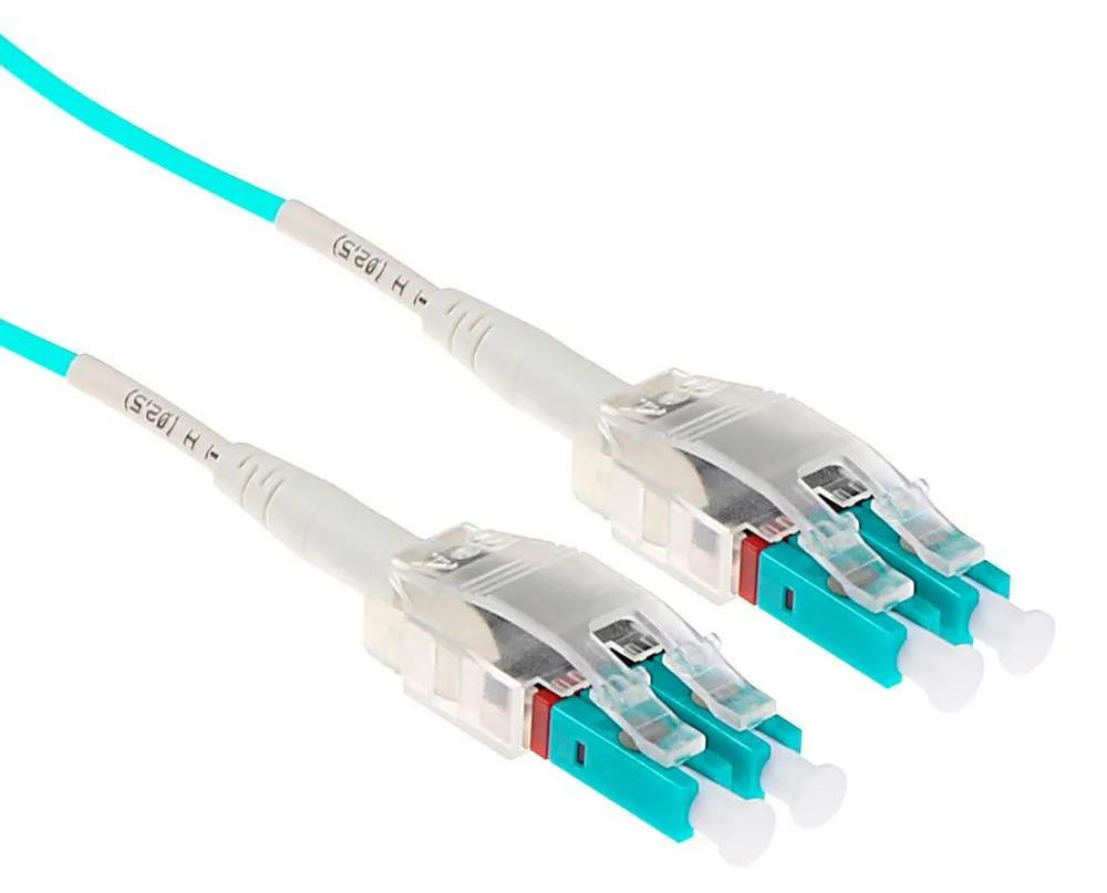 ACT RL8300 OM3 Glasvezelkabel met LC-connector, 0,5 meter