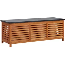 vidaXL Gartenbox 150x50x55 cm Eukalyptus Massivholz