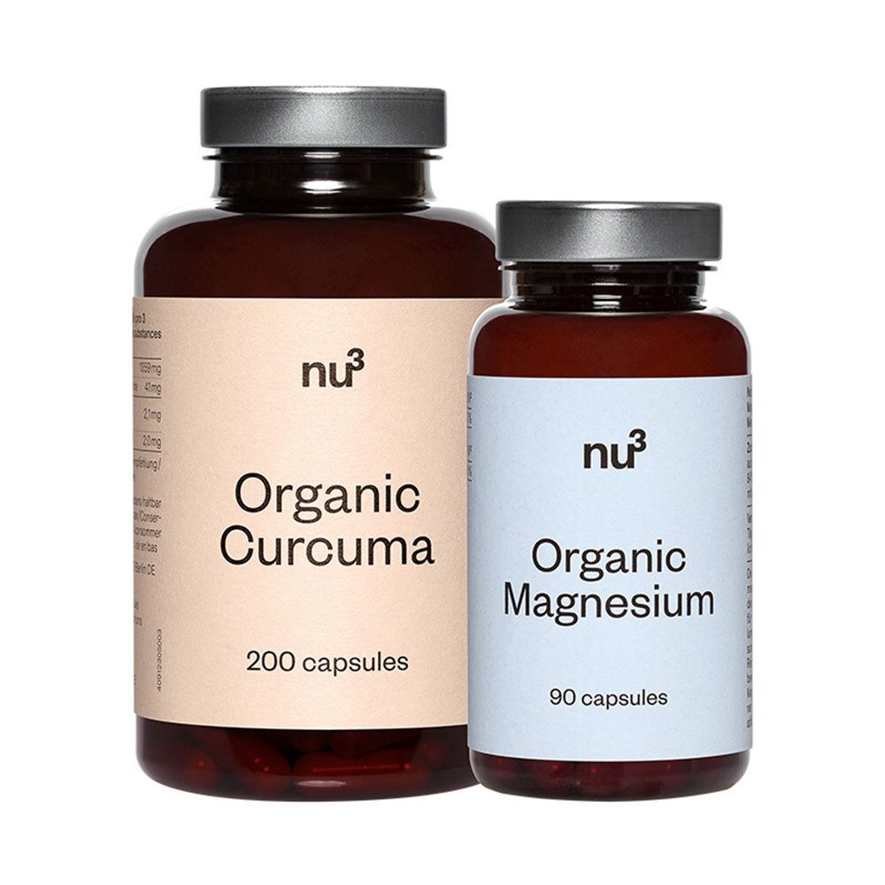Bio Magnesium + nu3 Kurkuma 200+90 St Kapseln