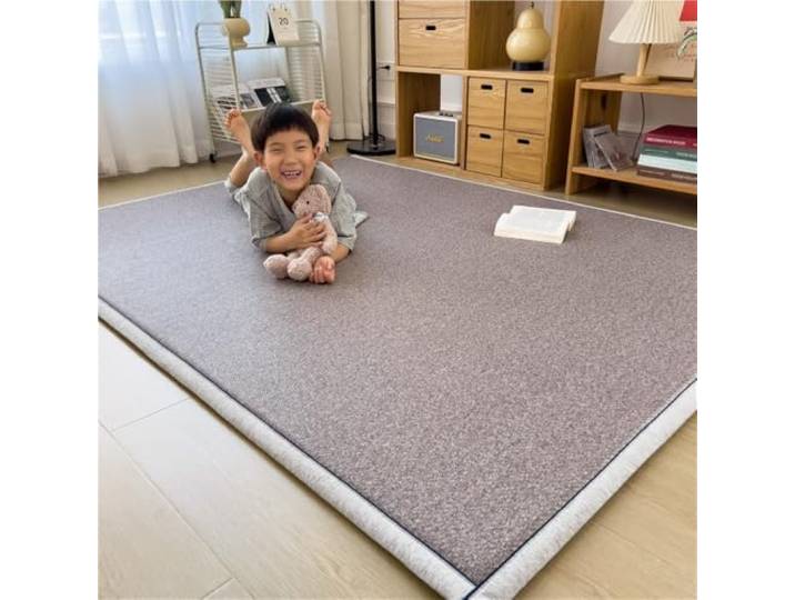 guoiooi Japanische Boden-Futonmatratze, traditionelle japanische Tatami-Matte aus natürlichem Rattan, Faltbarer Futon for Schlafsaal, Schlafen, Meditation, Yoga(Gray,180x200cm/Queen)