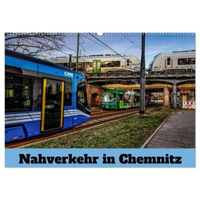 Nahverkehr in Chemnitz (Wandkalender 2026 DIN A2 quer), CALVENDO Monatskalender