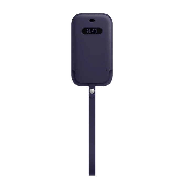 Apple iPhone 12 Mini Leder mit MagSafe dunkelviolett