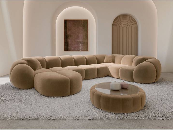 Sofa Dreams Wohnlandschaft Polster Wohnlandschaft Valderosa XXL U-Form, Wohnlandschaft, U-Form, Moderne Wohnlandschaft in U-Form, 2 Zierkissen inklusive