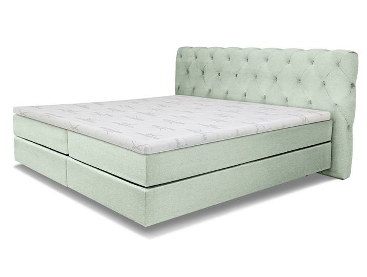 SANSIBAR LIVING Boxspringbett Boxspringbett SANSIBAR Langeoog Box-Spring-Bett Doppelbett