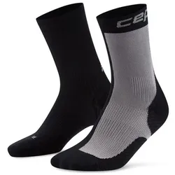 Cep Damen Core Run Edt. Half&Half Mid Cut Socks S schwarz