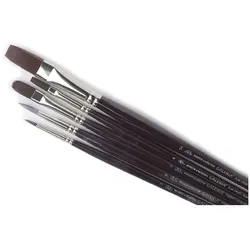Winsor & Newton, Pinsel, Galeria brush set long handle 5pcs ass.