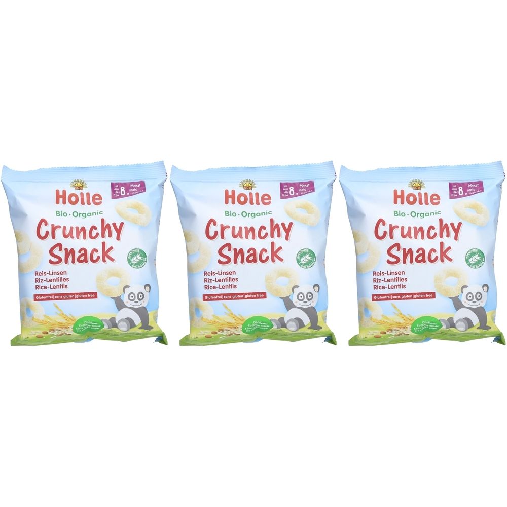 Holle Bio Kinder Knuspersnack Reis-Linsen x3 3x25 g Sonstige