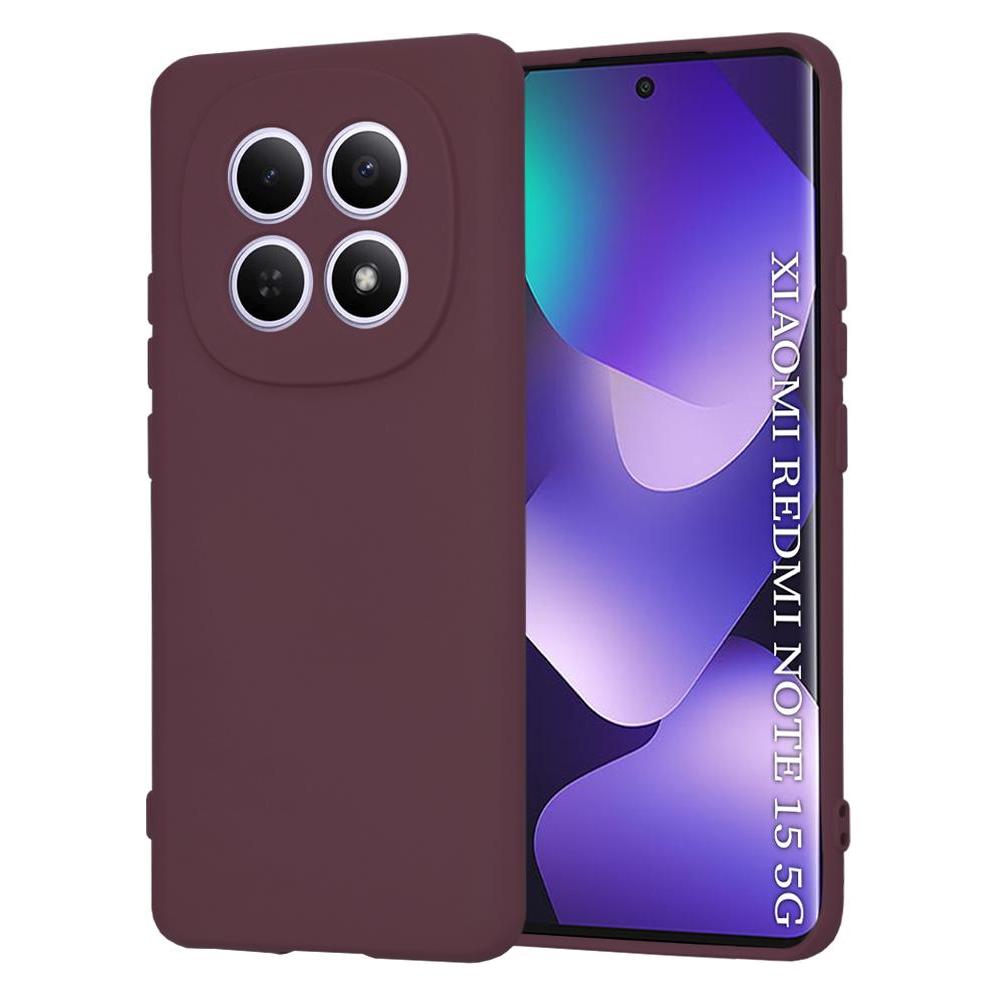 Techsuit - SoftFlex - Xiaomi Redmi Note 15 5G / Note 15 4G / Poco M8 5G - Plum Red (Xiaomi Redmi Note 15 5G, Xiaomi Redmi Note 15 Pro 4G) (66450860)